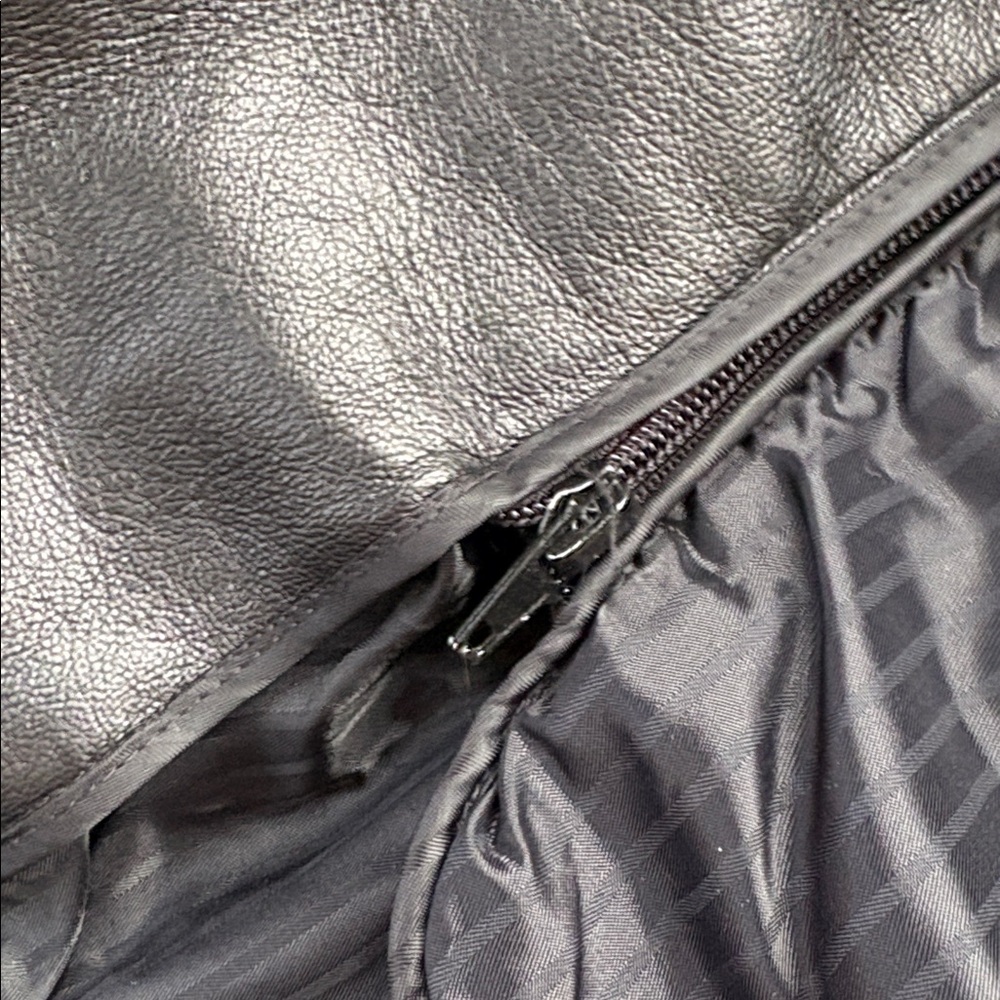 Sz XL Wilsons Leather black Trench Coat - Picture 6 of 9